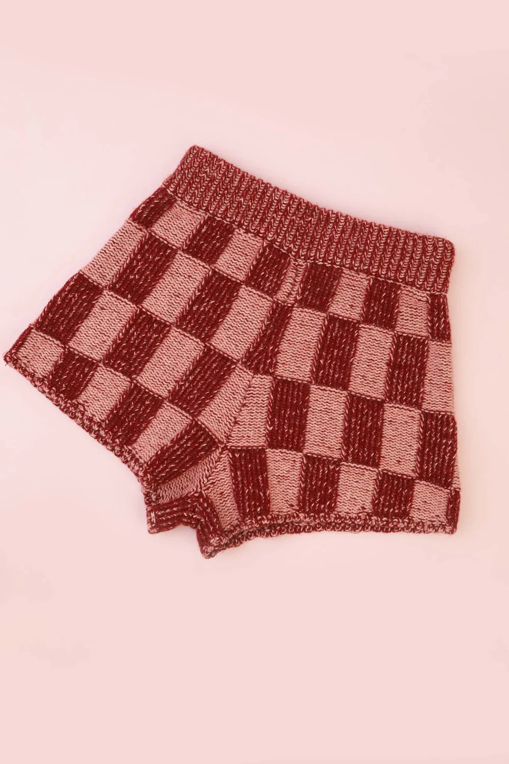 Raven Knit Shorts - Brick
