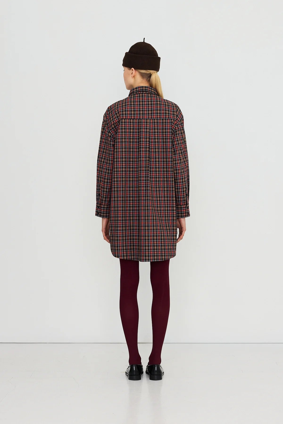Check Bow Dress