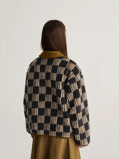 Almost Moiré Sherpa Jacket