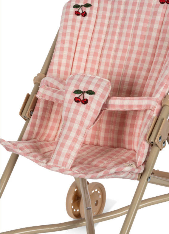 Stroller - Powder Pink Check