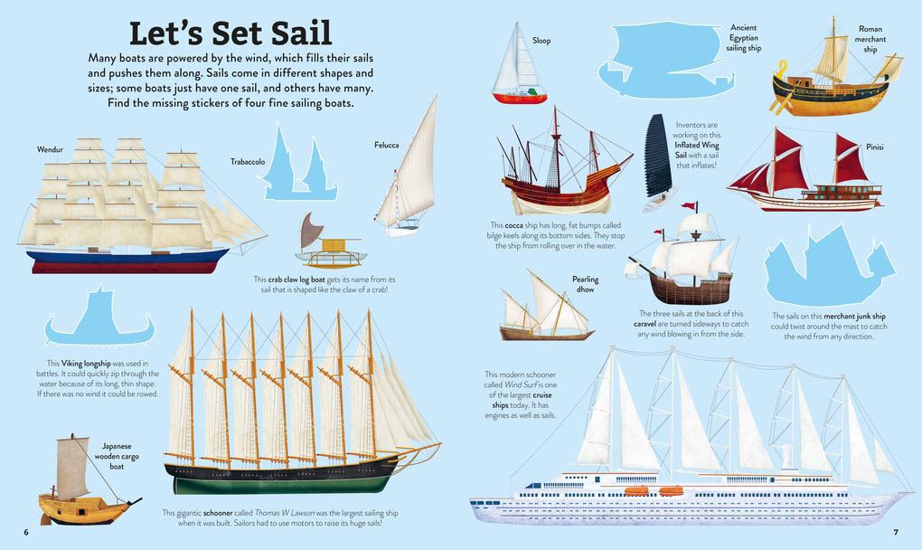 Boats And Other Things That Float - Sticker Book