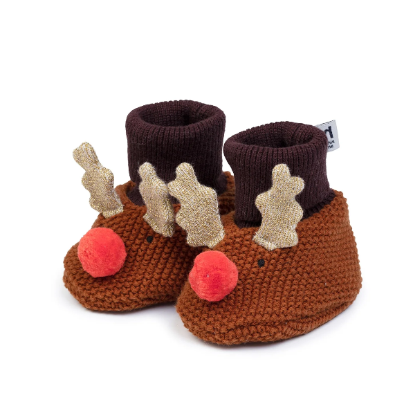 Reindeer Slipper Socks