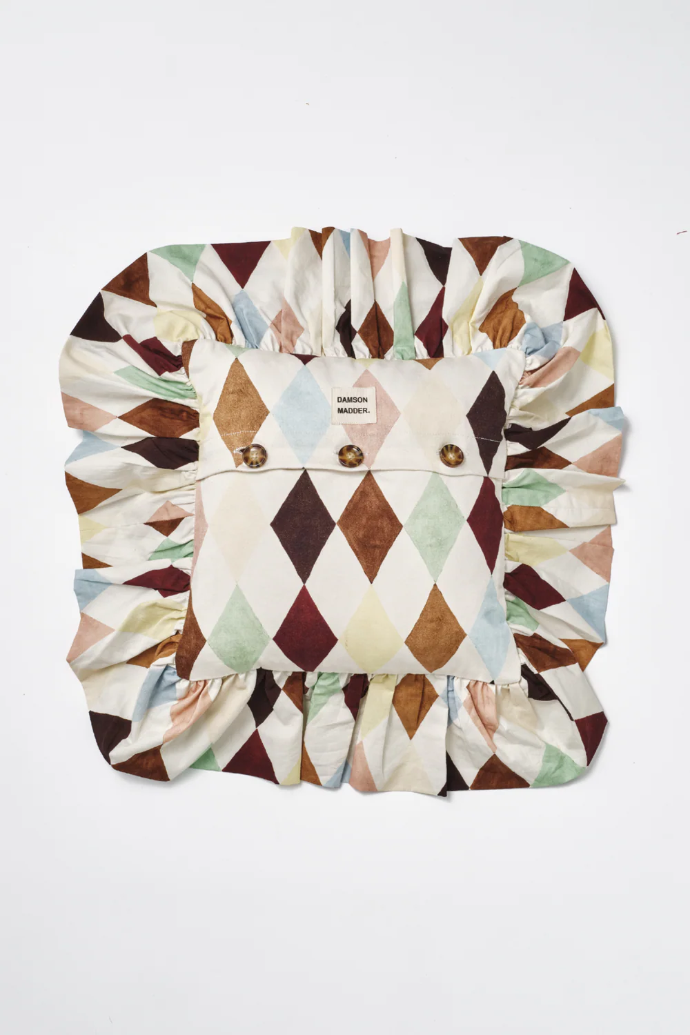 Frilly Cushion - Harlequin