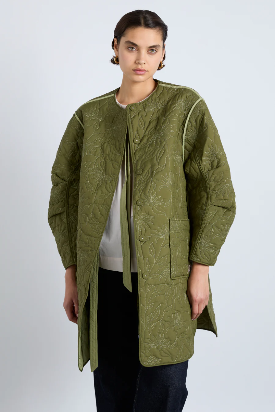 Valentine Reversible Liner Jacket - Green