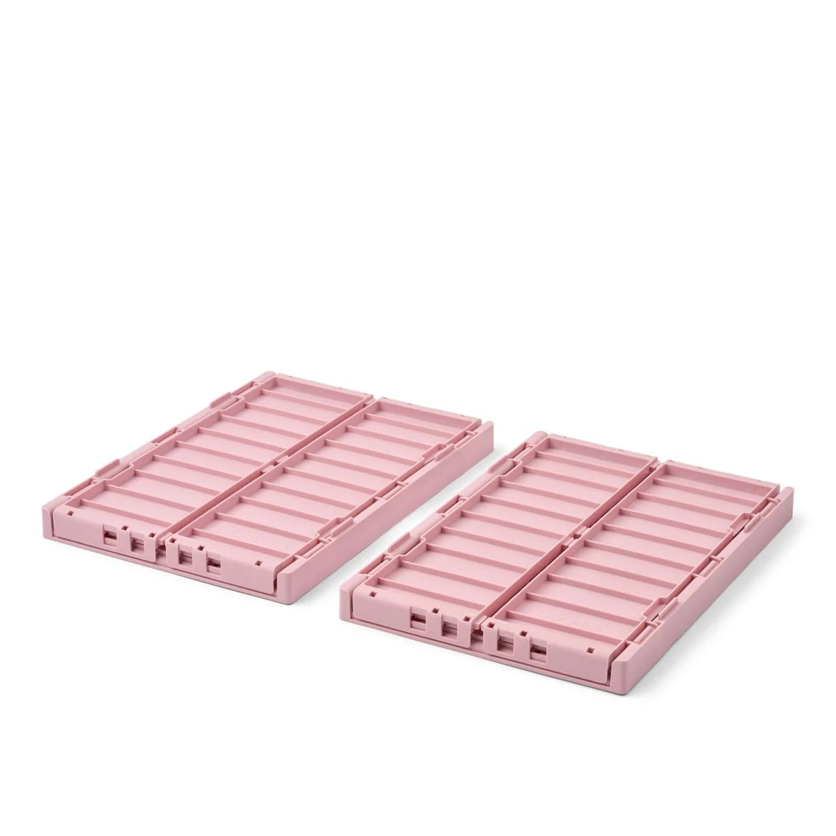 Weston Medium Storage Crate Pack of 2 - Rose Blush