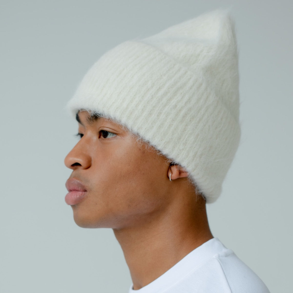 The Alpaca Beanie - Arctic White