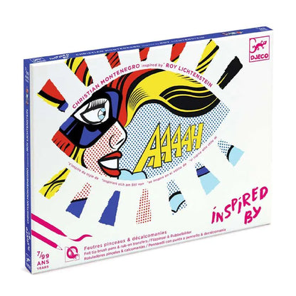 Inspired by Lichtenstein: Superheroes