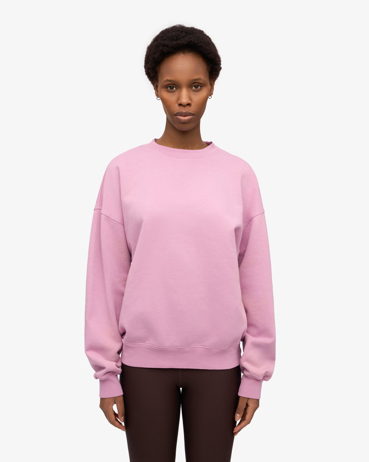 Organic Oversized Crew - Cherry Blossom
