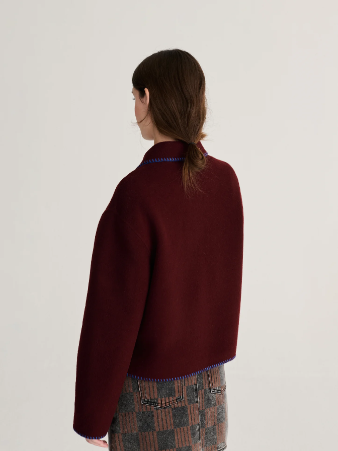 Handmade Jacket - Burgundy