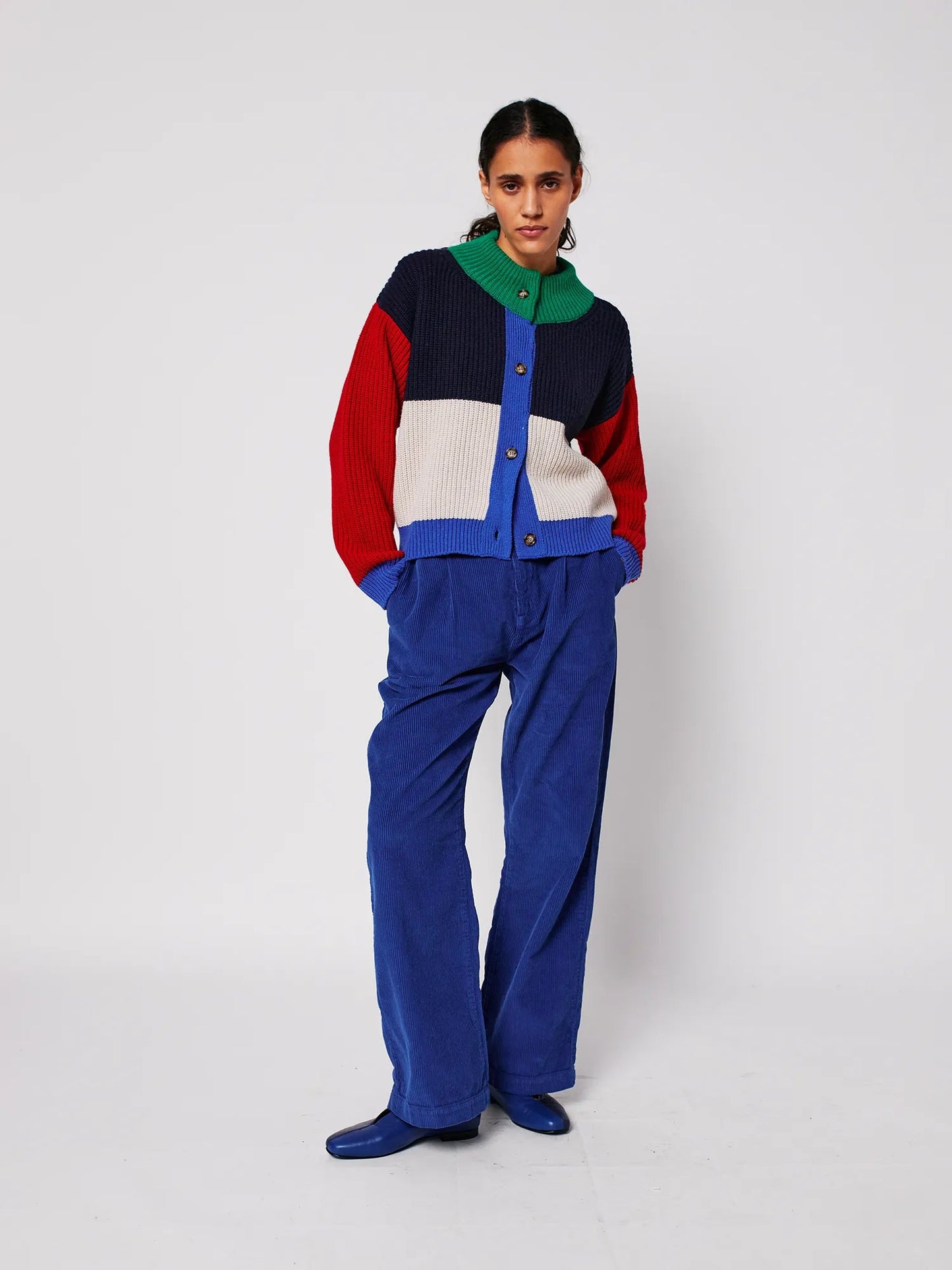 Colourblock Cardigan