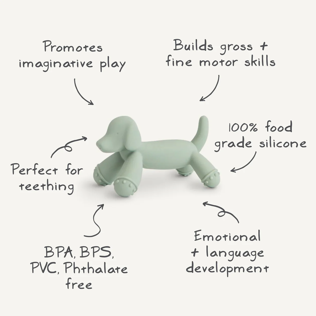 Figurine Teether - Dog