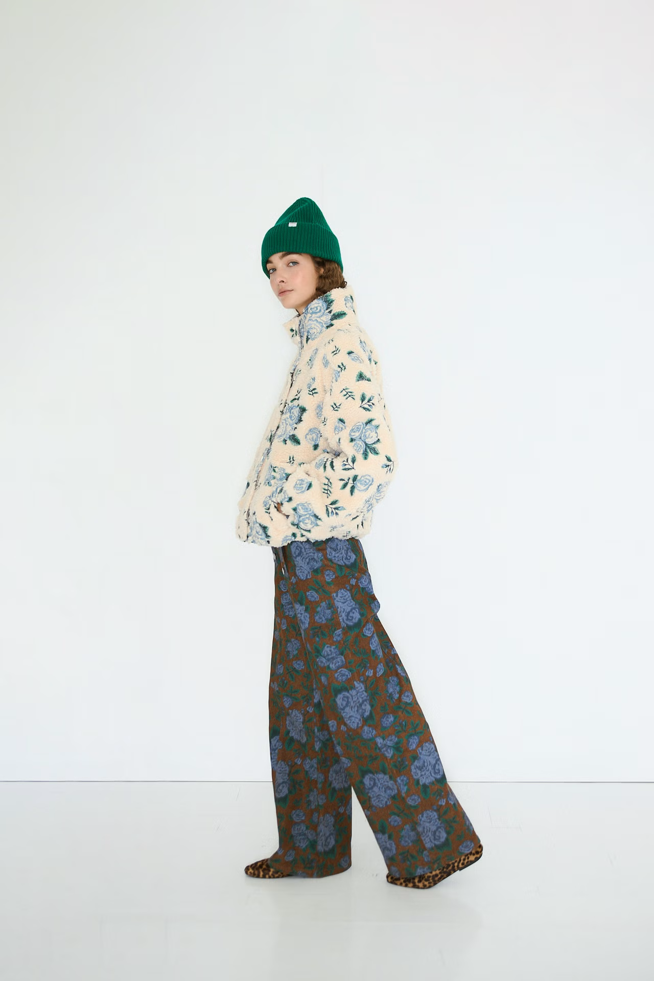 Leo Beanie - Dark Green