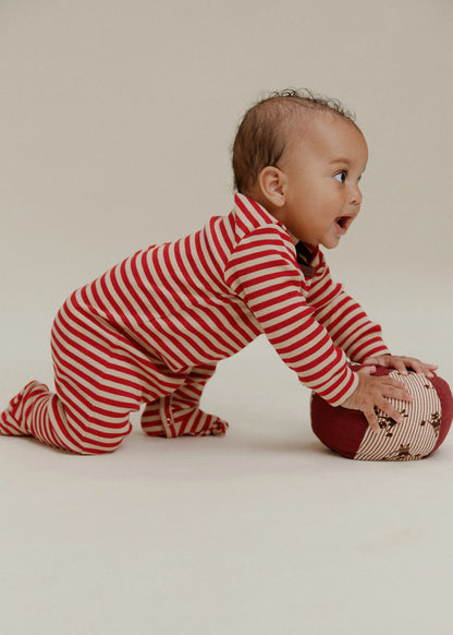 Milking It Crimson Stripe Onsie