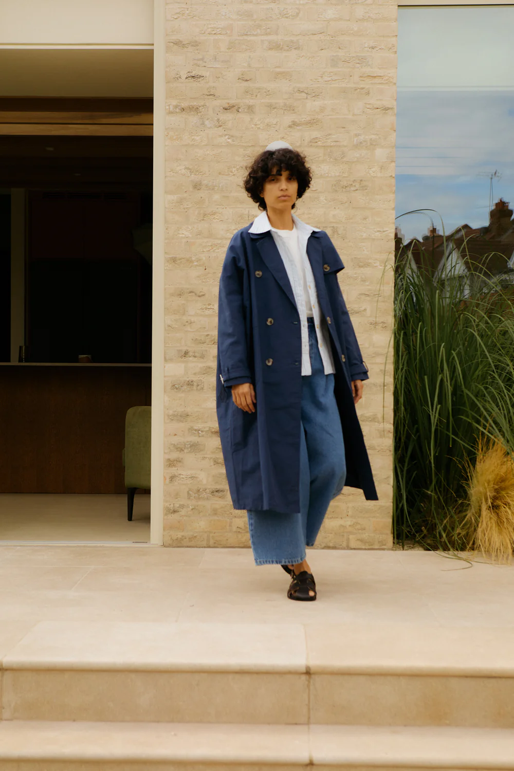 Joffe Trench - Navy
