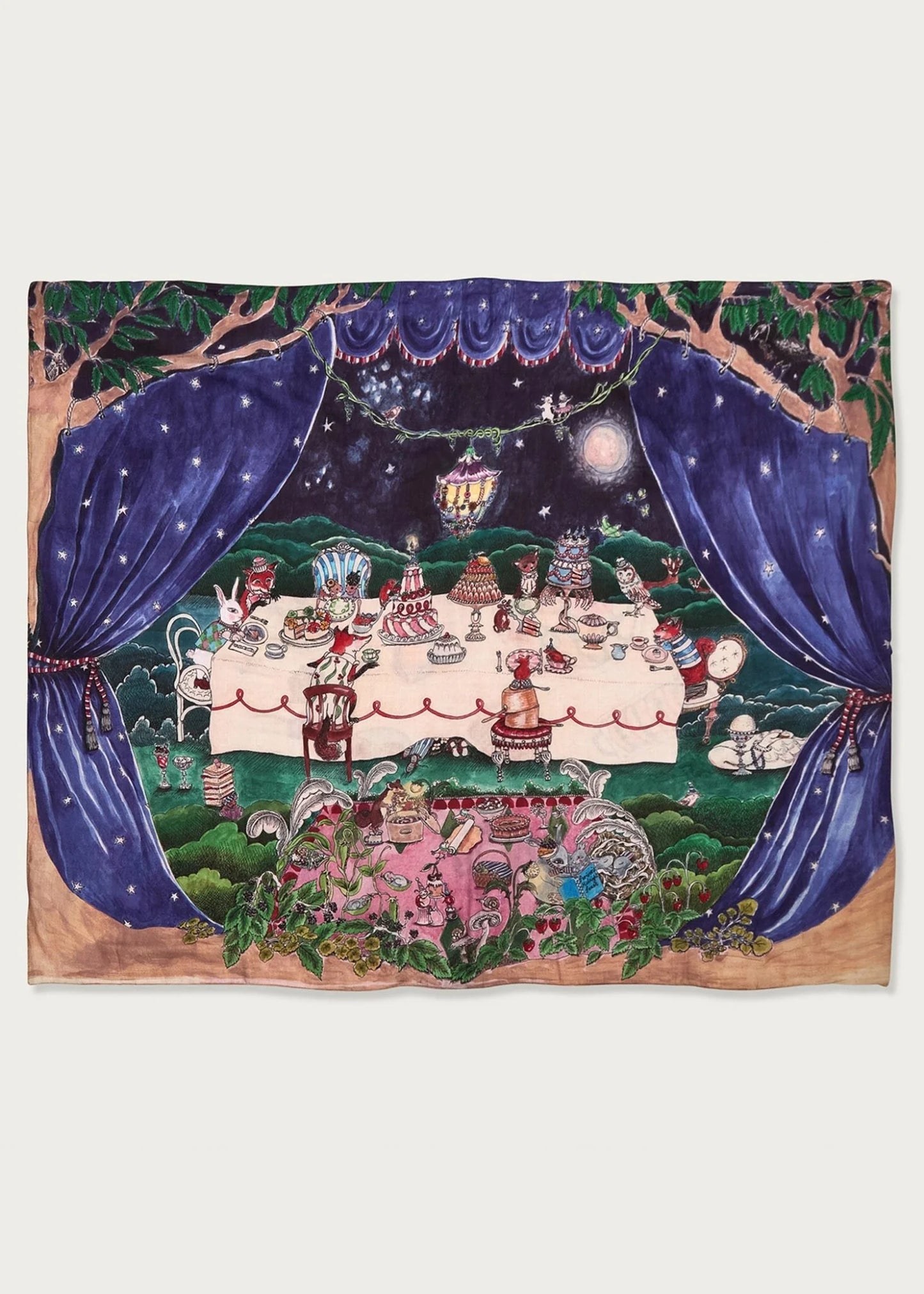ONCE UPON A FEAST MUSLIN BLANKET - LARGE