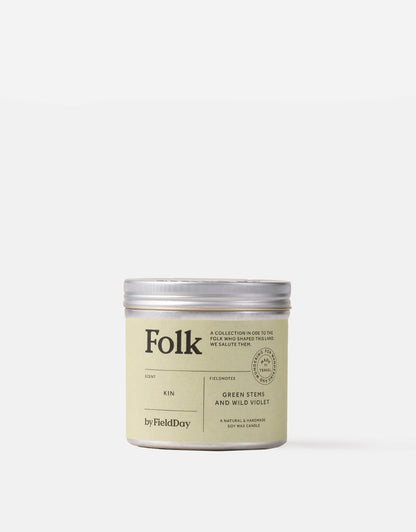 Folk Tin Kin Candle