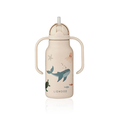 Kimmie Water Bottle - Sea Creatures / Sandy (Copy)