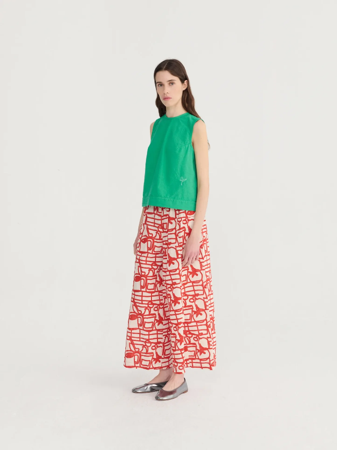 Recycled Cotton Top - Green