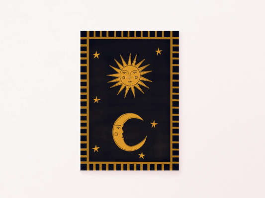 Sun & Moon Art Print- A4