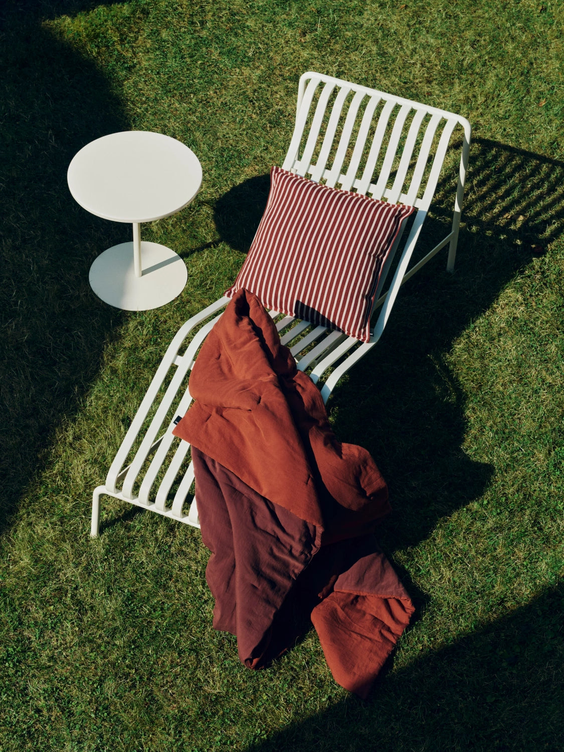 Terrazza Cushion 50x50 - Terracotta Bold Stripe