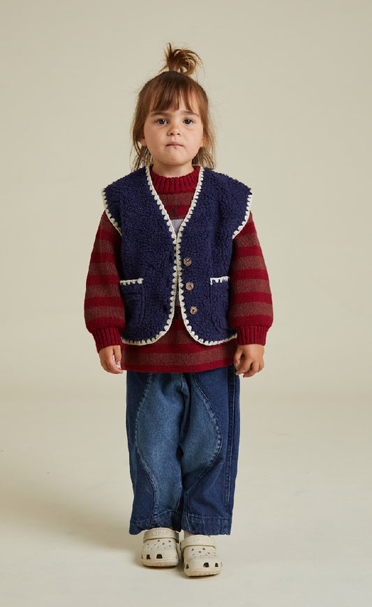 Amos Midnight Folk Gilet