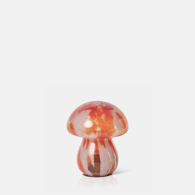 Mushroom Cordless Lamp - Coral