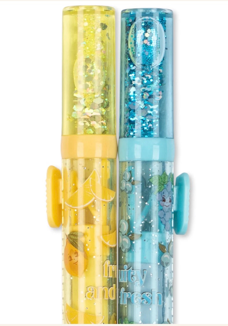 Fruity Fresh Eraser Set Lemon & Grape
