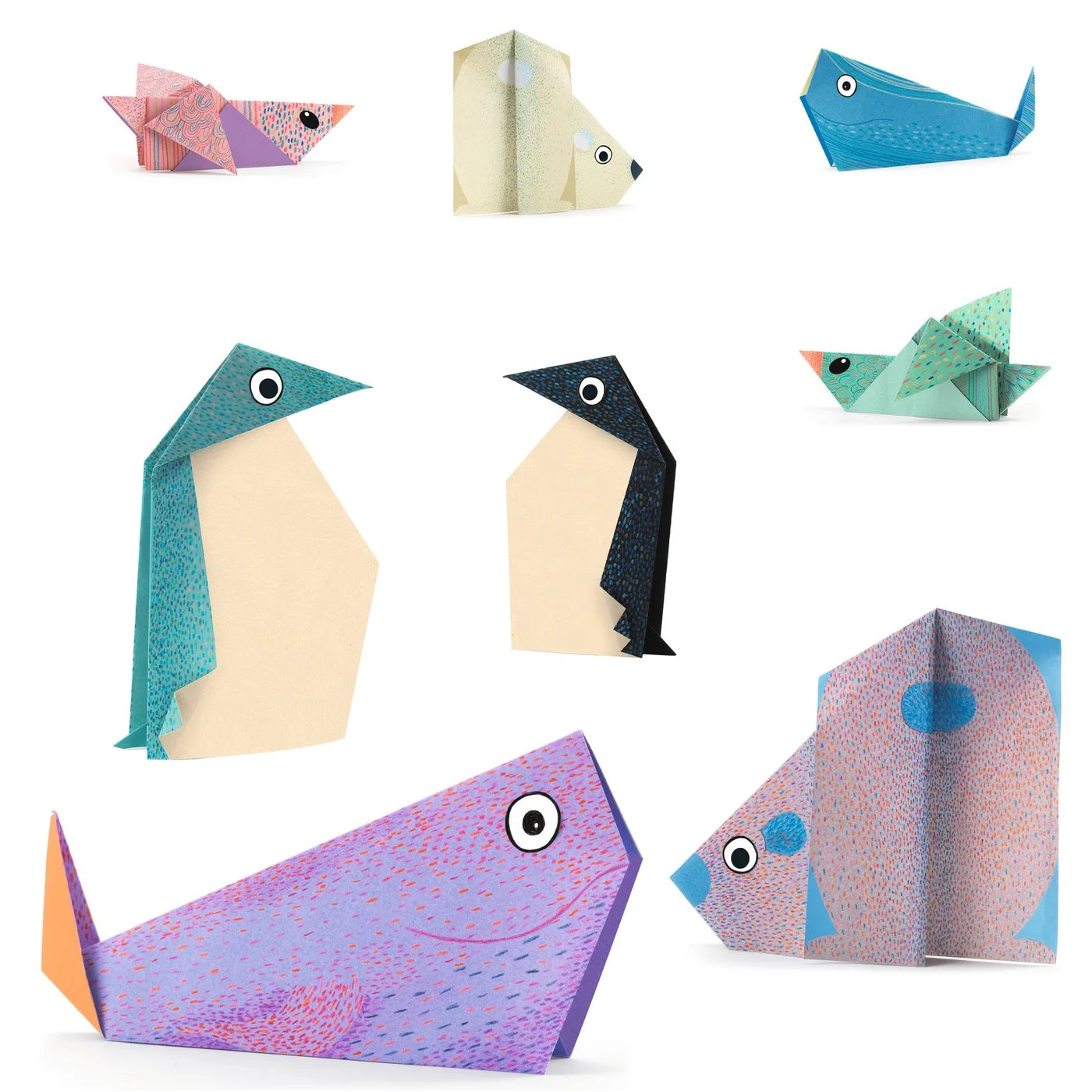 Origami Polar Animals