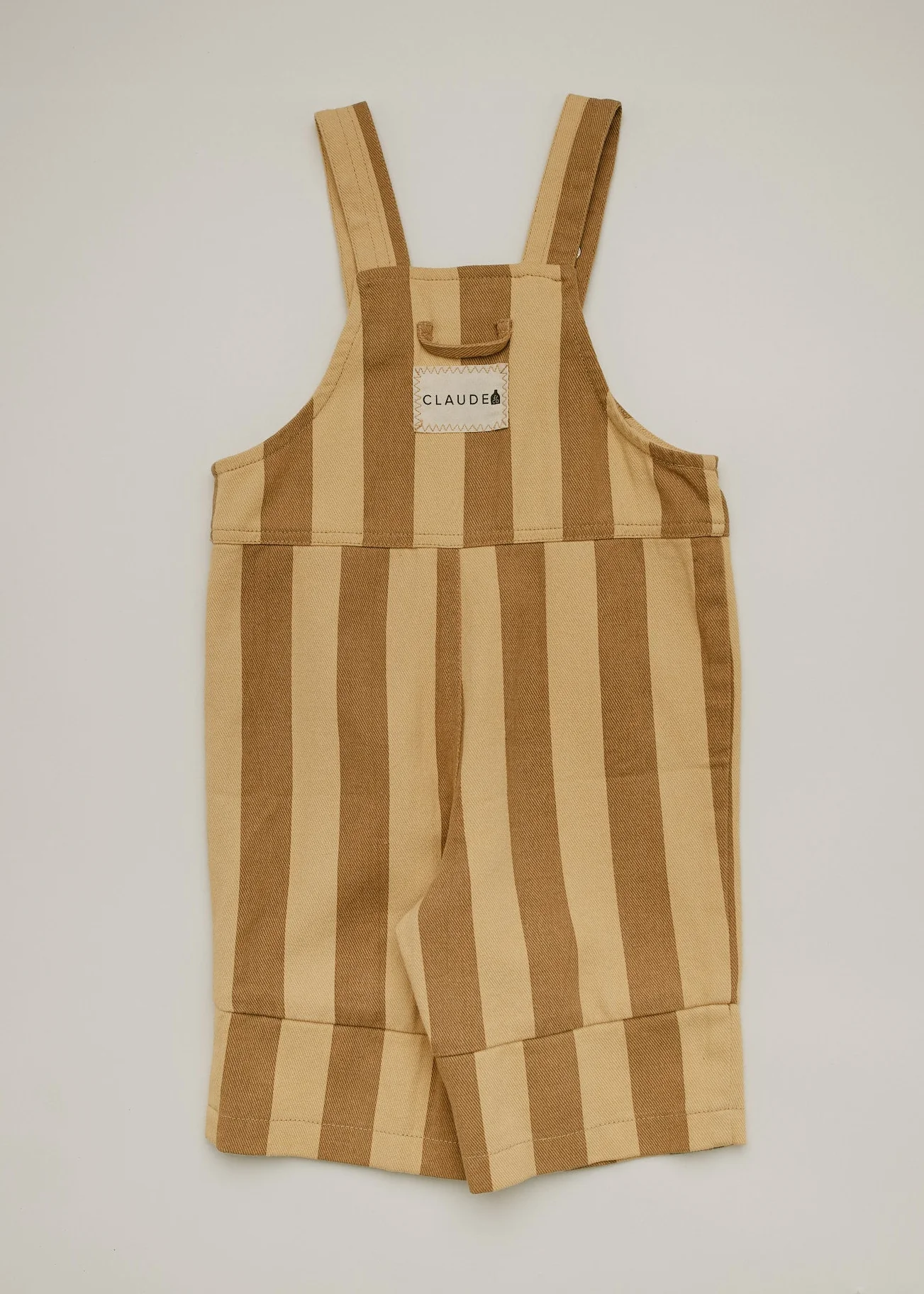 Blythe Banoffee Stripe Dungarees