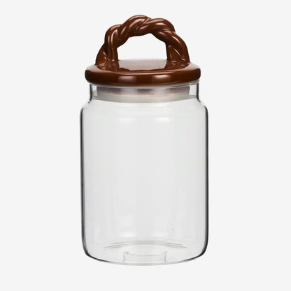 Glass Jar With Ceramic Lid