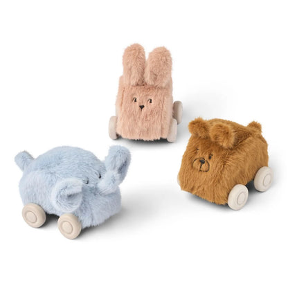 Ansel Plush Car 3 Pack