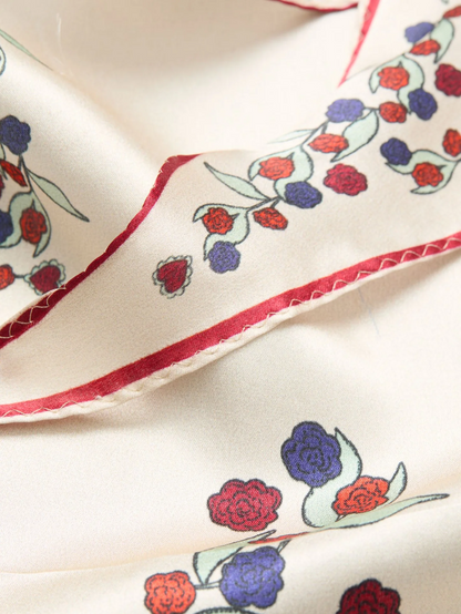 Carna Silk Triangle Scarf