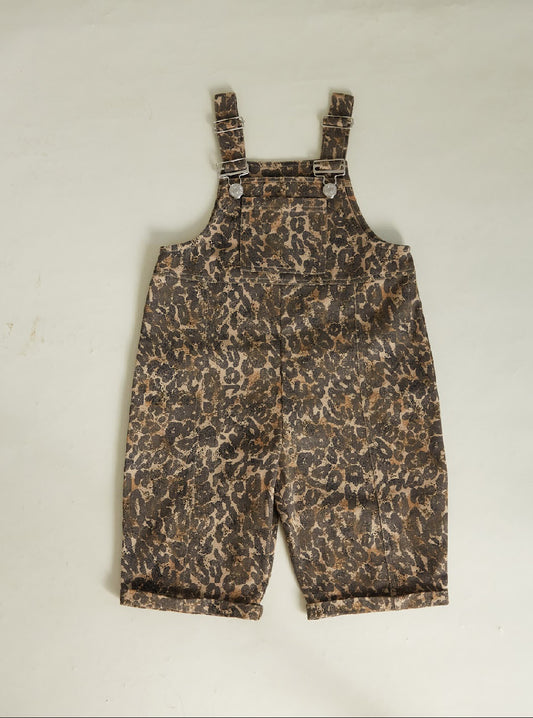 Blythe Leopard Dungarees