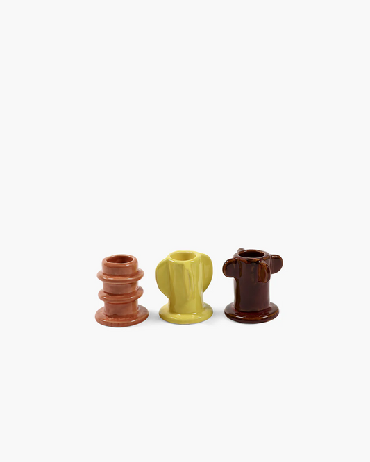 Candle Holder 02 Molly - Glazed - Single