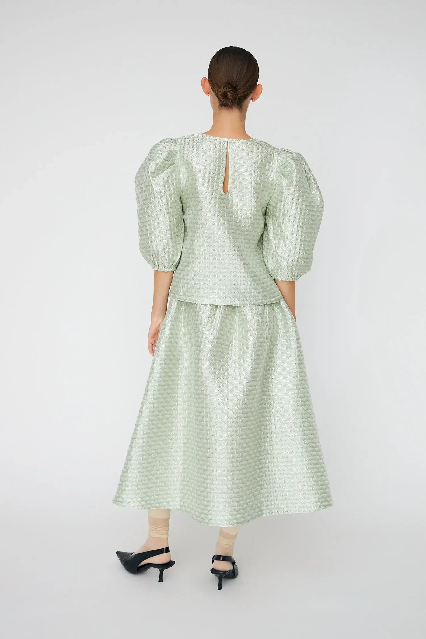 Bubble Blouse - Mint Tea