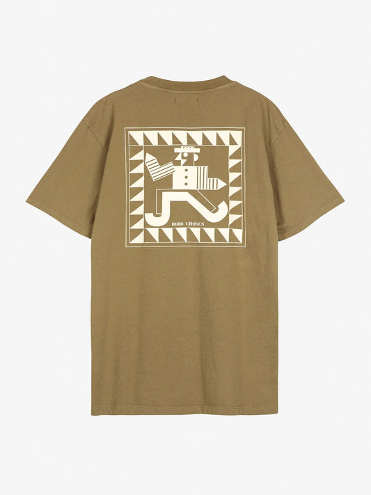 Mr Pencil Unisex T Khaki
