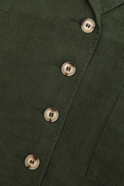 Maxim Linen Shirt - Khaki