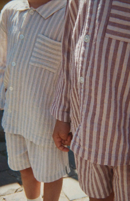 Ely Shirt: Red Stripe