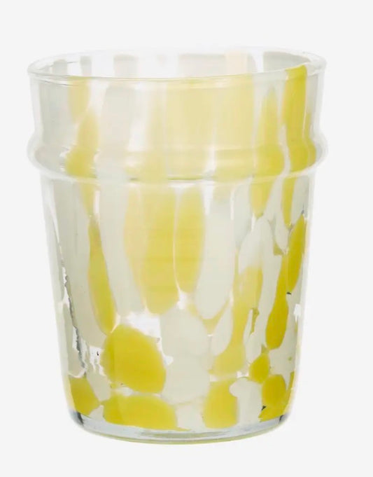Coloured Drinking Glass - Yellow