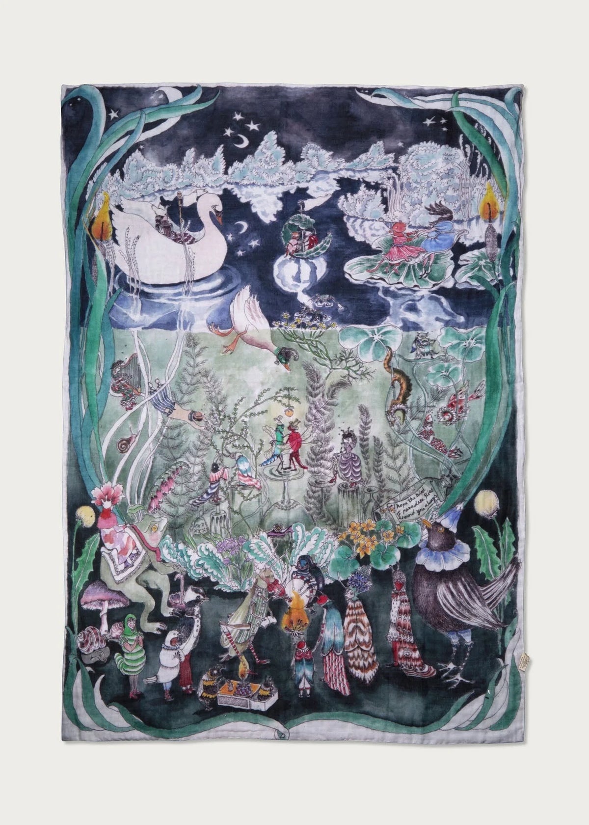 THE POND DANCE MUSLIN BLANKET- LARGE