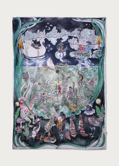 THE POND DANCE MUSLIN BLANKET- LARGE