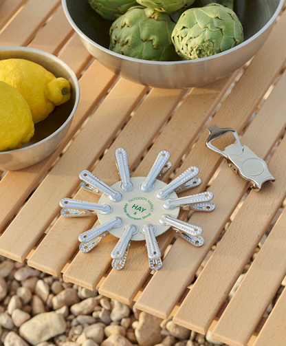 Outdoor Market Peg Set of 10 - Silver