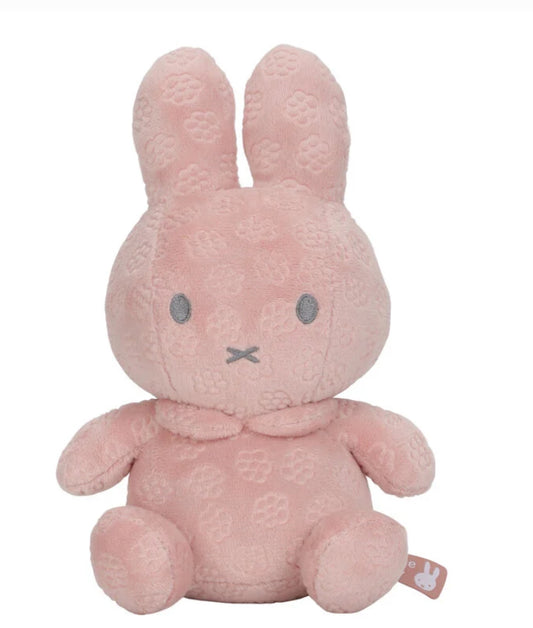 Miffy Cuddles 20cm- Pink  Flowers
