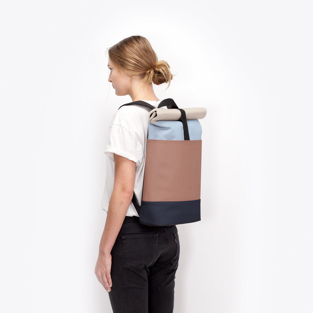 Hajo Backpack - Mini Fog Blue / Redwood