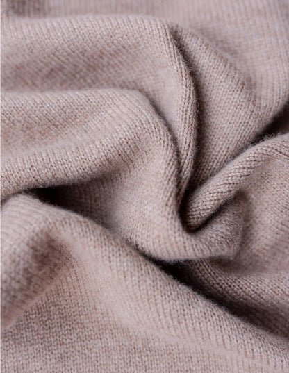 Merino Triangle Scarf In Coffee