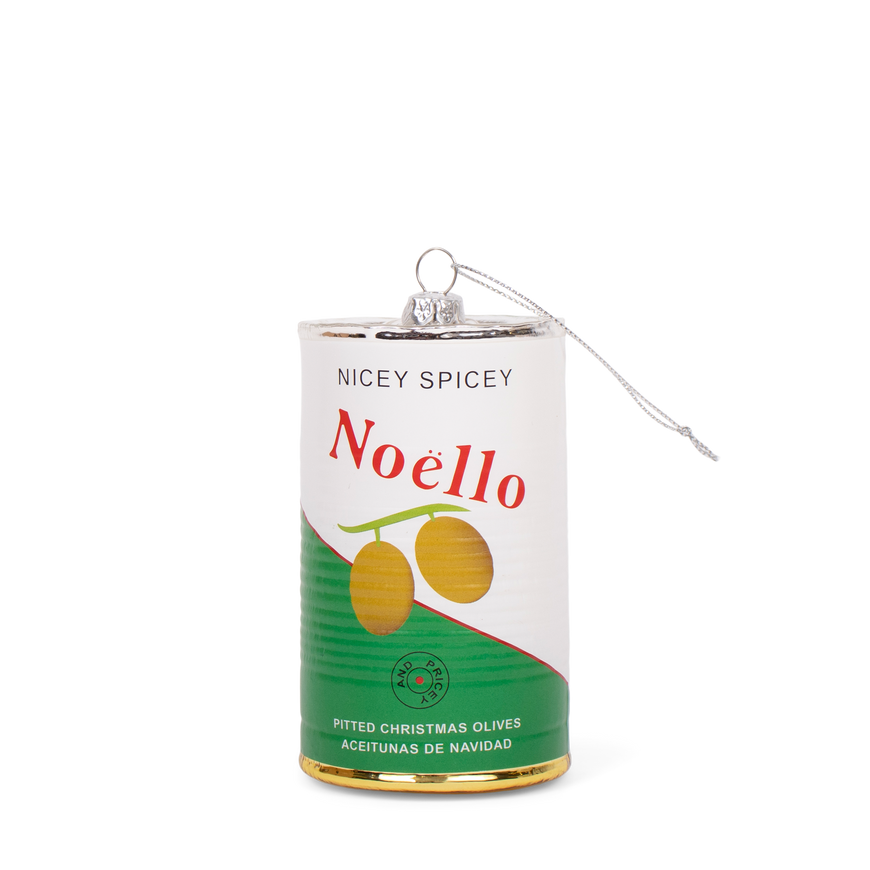 Novello Olives Glass Christmas Decoration