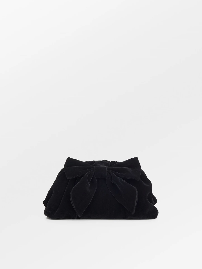 Velvet Bonita Bag- Black