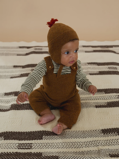 Chestnut Contrast Tassel Hat