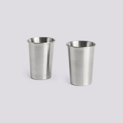 Outdoor Market Steel Cup Set Of 2 - Medium