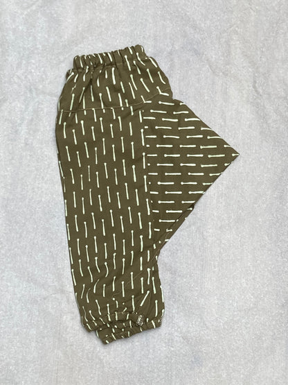 Block Print Harems - Khaki Match